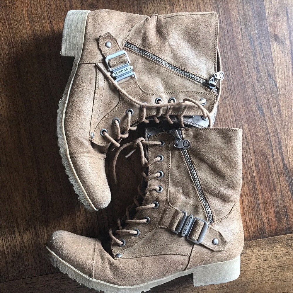 Guess combat boots